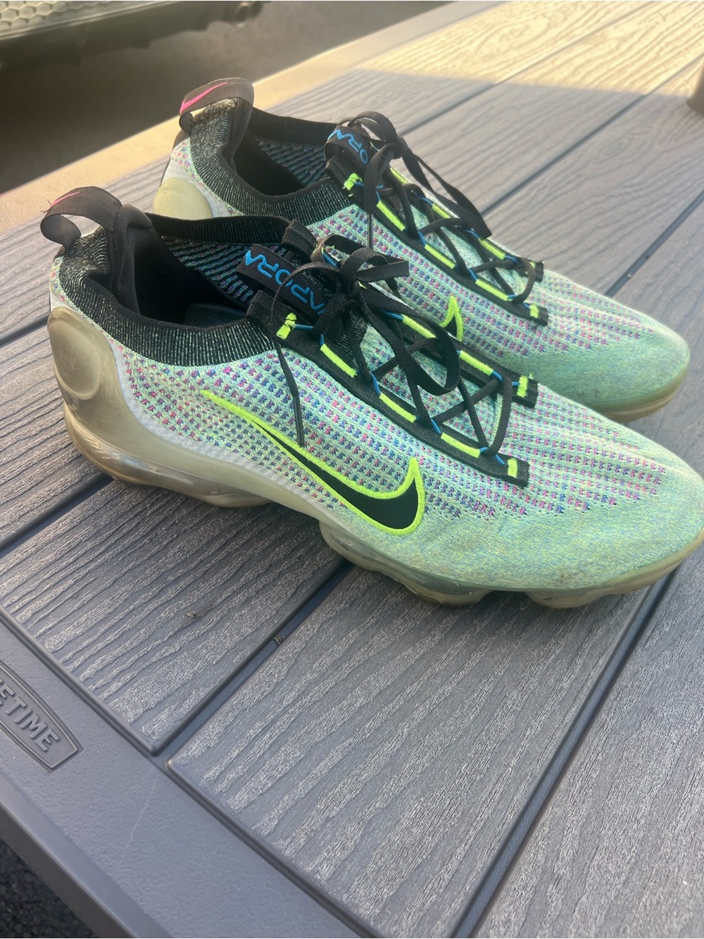 Size 14 - Nike Air VaporMax 2021 Flyknit Next Nature Volt Photo Blue